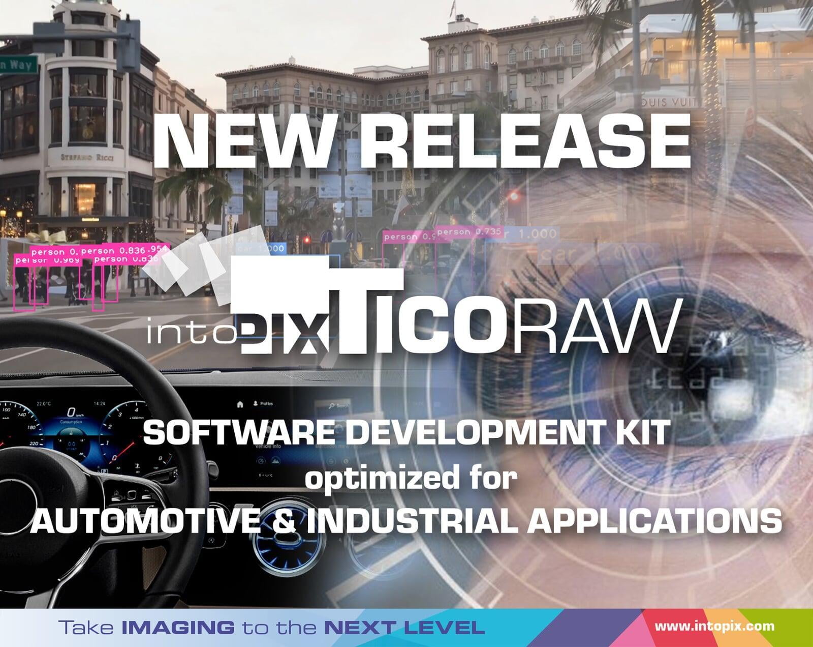 intoPIX étend les capacités de FastTicoRAW SDK avec le codage sans perte RAW pour les mesures et les analyses